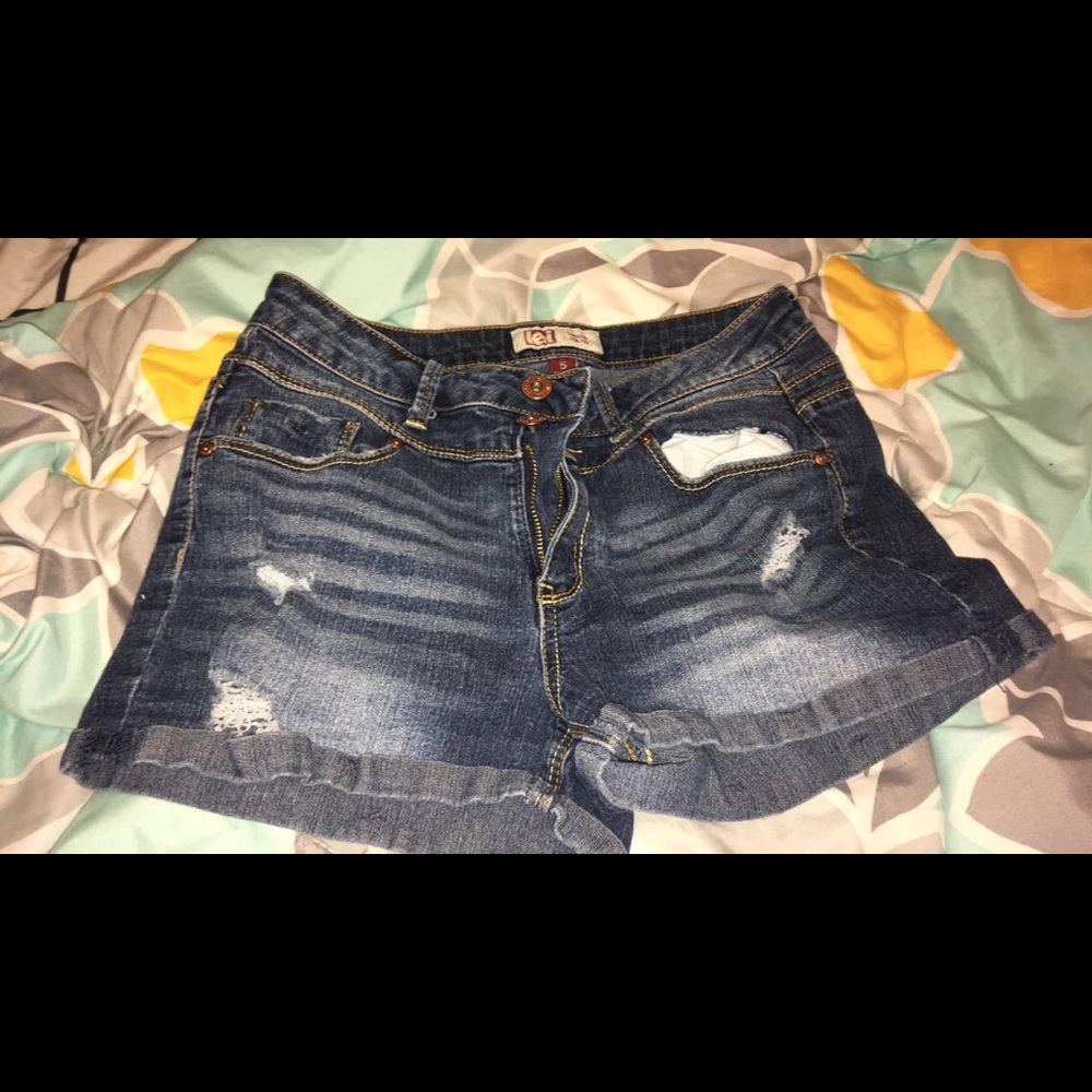 jean shorts